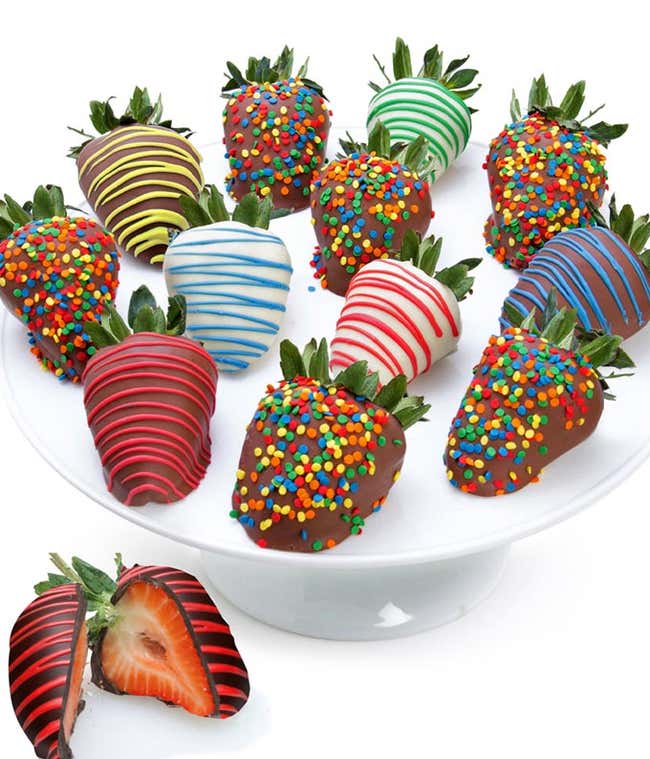 Chocolate Covered Birthday Strawberries 