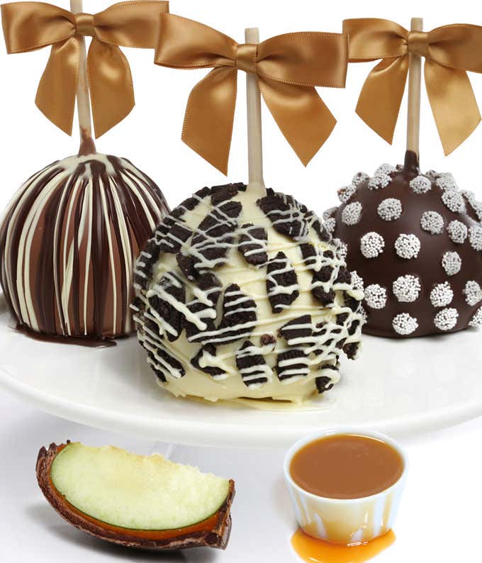 chocolate and caramel apples