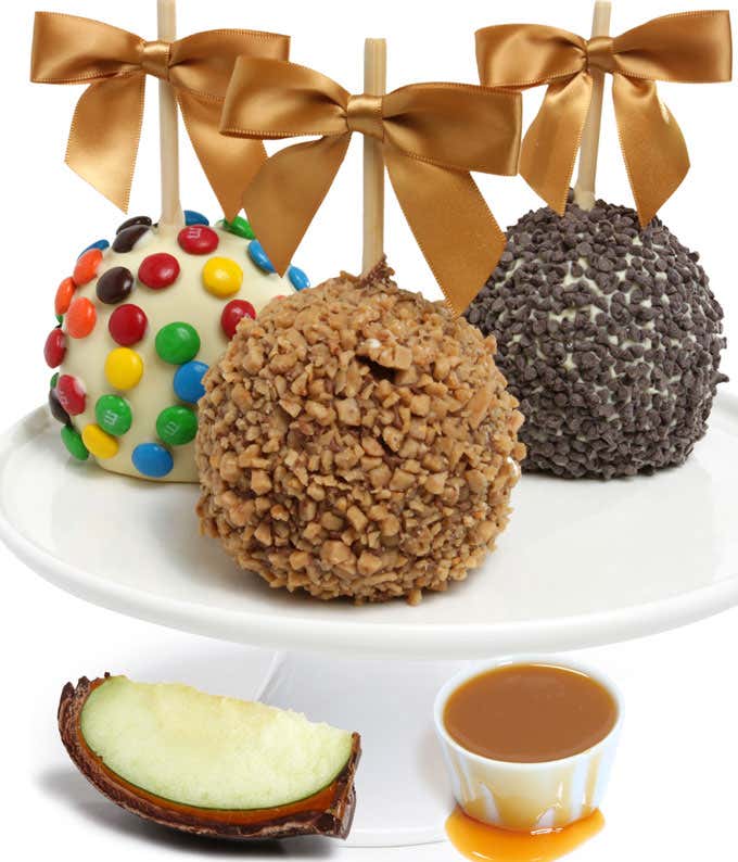 birthday caramel apples for delivery