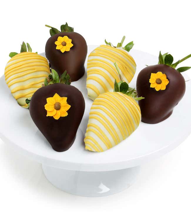 Sunflower Chocolate Covered Strawberries