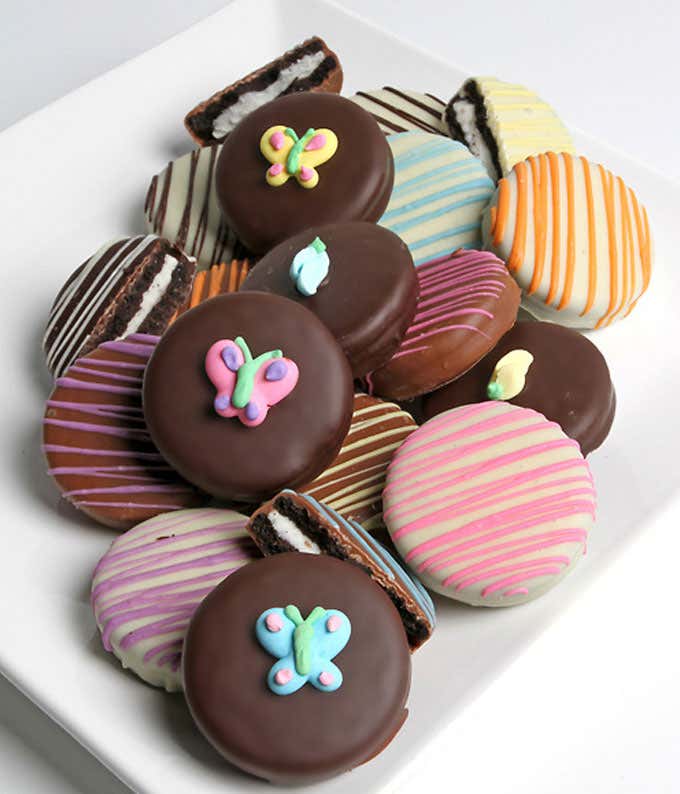 Spring Belgian Chocolate-Dipped OREO Cookies - 12 Pieces