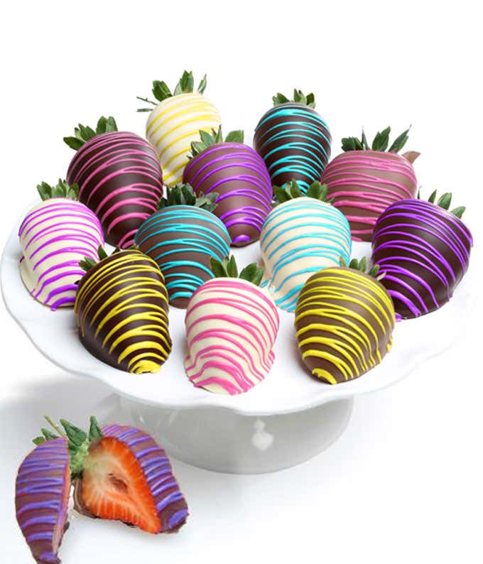 Sweet Swizzle Chocolate Strawberries