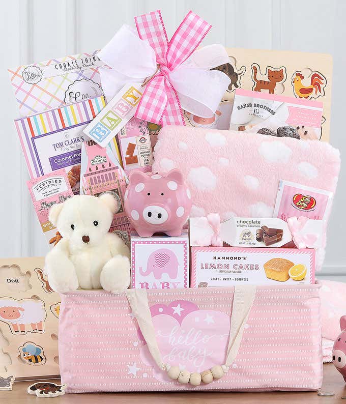 Precious Baby Girl Gift Basket