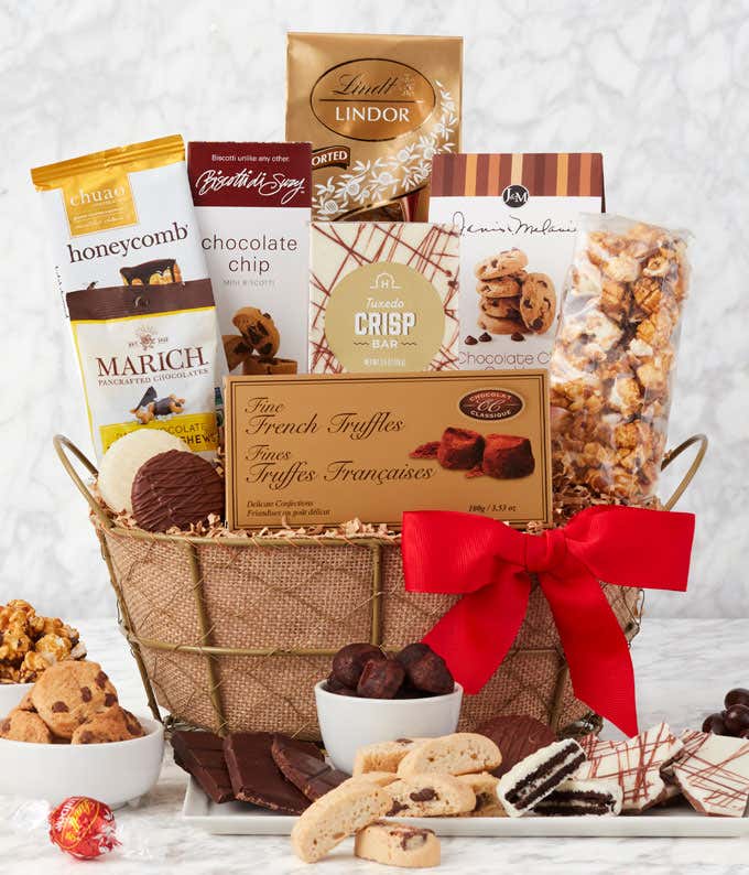 Sweet & Salty Chocolate Delights Basket