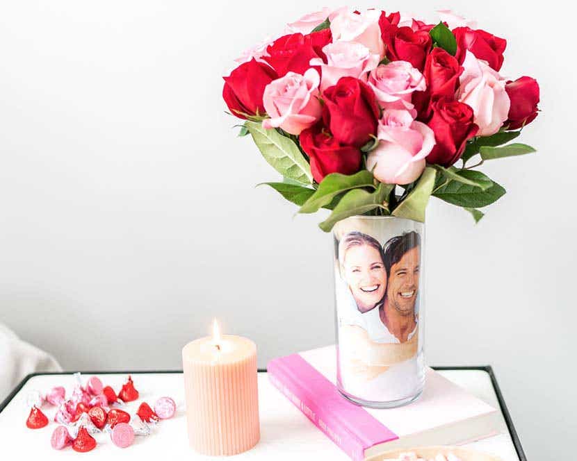 Custom Photo Vases