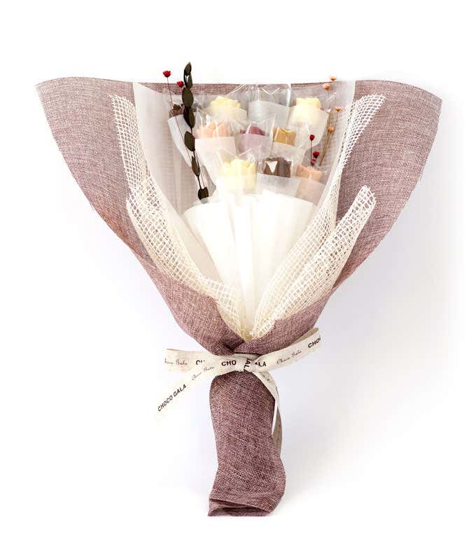 Callebaut Chocolate Rose Bouquet - Premium